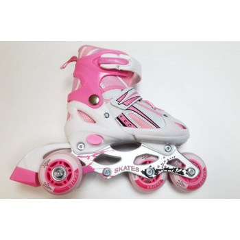 ALUMINYUM YETİ AYARLANABİLİR PATEN 30-33 PEMBE