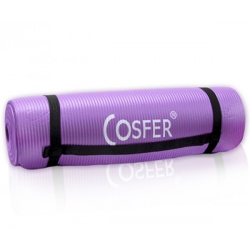 Cosfer Pilates Minderi - Yoga Mat 10 mm. Mor