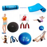 Cosfer Endpoint Pilates Seti 4mm Yoga Matı Mavi