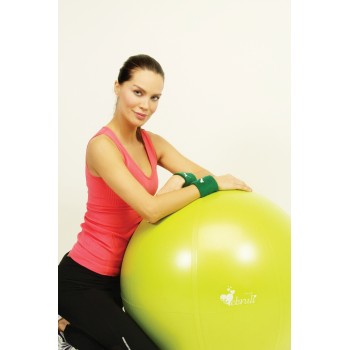 Ebruli Antiburst Pilates Topu- 75 cm (Yeşil Renk)