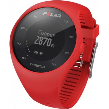 Polar M200 Bilekten Nabız Ölçen GPS'li Koşu Saati - Kırmızı