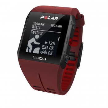 Polar V800 GPS'li Nabız Kontrol Saati Red/Hr + Göğüs Bandı