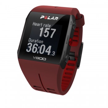 Polar V800 GPS'li Nabız Kontrol Saati Red/Hr + Göğüs Bandı