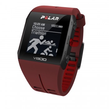 Polar V800 GPS'li Nabız Kontrol Saati Red/Hr + Göğüs Bandı