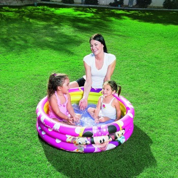 BESTWAY MİCKEY MOUSE MİNNİE ÜÇ HALKALI ÇOCUK HAVUZU 40 BESTWAY MİCKEY MOUSE MİNNİE ÜÇ HALKALI ÇOCUK HAVUZU 40