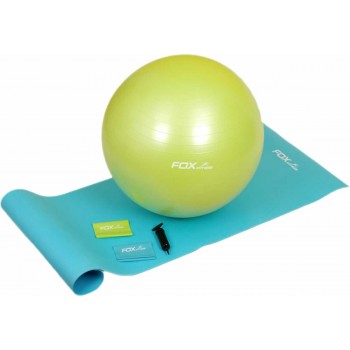 Fox Fitness 4'lü Pilates Seti 3 - (Pilates Top, Minder ve Egzersiz Bantları)