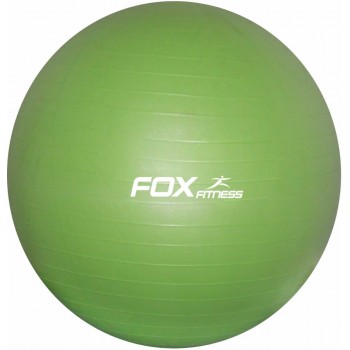 Fox Fitness 65 cm Gymball Yeşil Pilates Topu + El Pompası - Kutusuz