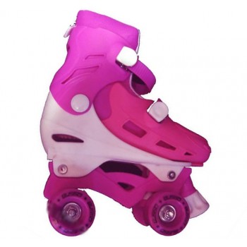BUSSO 4 TEKERLEKLİ PATEN 31-34 PEMBE
