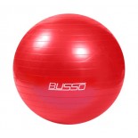 BUSSO 65 CM KIRMIZI ANTI BURST PİLATES TOPU POMPA HEDİYELİ